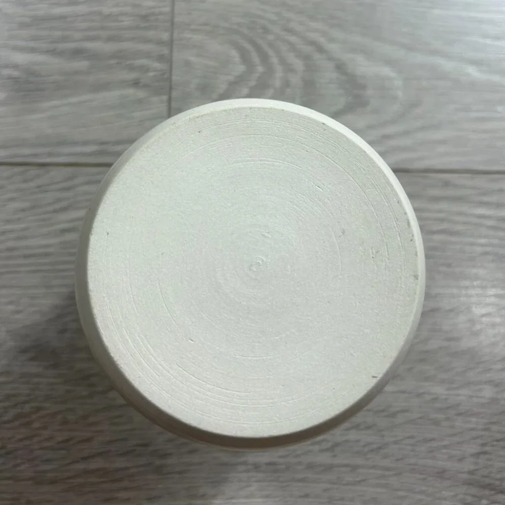 White Ceramic Swear Word Mug Vase “Douche Canoe”